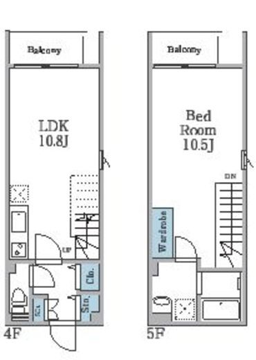 ラピス恵比寿2 401 間取り図