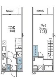 ラピス恵比寿2 401 間取り図