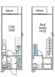 ラピス恵比寿2 402 間取り図