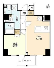 ルミード勝どき 8階 間取り図