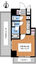 コンシェリア新宿ノースフロンティア 5階 間取り図