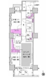 パークハウス文京関口 9階 間取り図