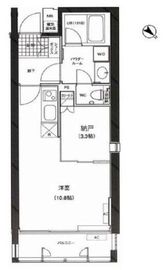 カーサ・デル・ソル小石川 102 間取り図