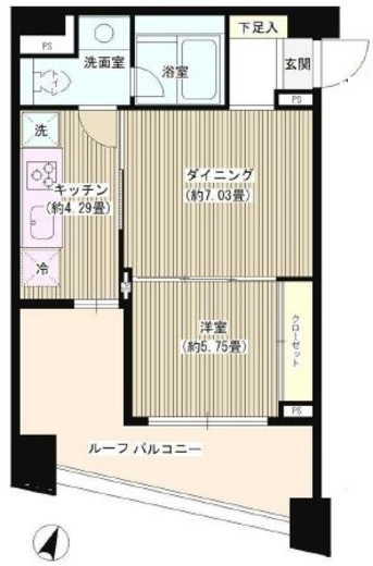 パトリス26 901 間取り図
