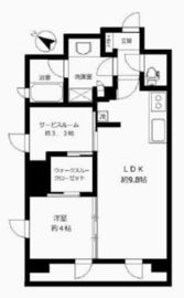 ピアース渋谷ウエスト 7階 間取り図