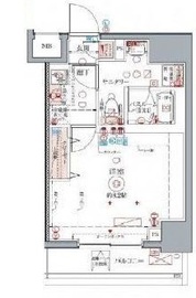 クレヴィスタ中野新橋 7階 間取り図