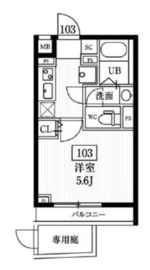 エルファーロ神楽坂 103 間取り図