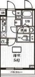 エルファーロ神楽坂 204 間取り図