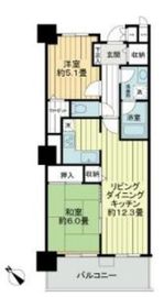 ムーンアイランドタワー 709 間取り図