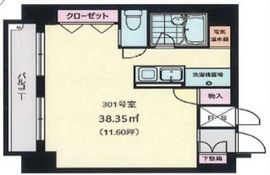 麻布十番2Aビル 301 間取り図