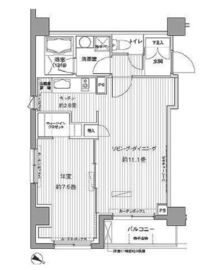 ヒューリックレジデンス茗荷谷 504 間取り図