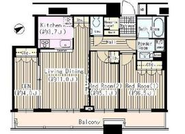 ステーションプラザタワー 14階 間取り図