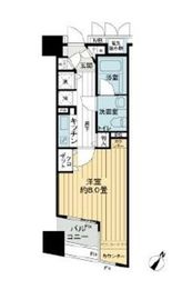 ブロードシティ東京 6階 間取り図