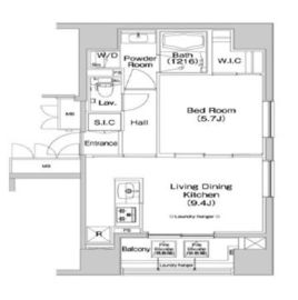 コンフォリア錦糸町 501 間取り図