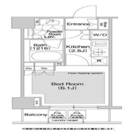 コンフォリア日本橋人形町イースト 403 間取り図