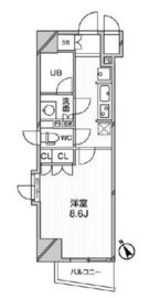 デュオステージ後楽園 1001 間取り図