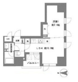 ラ・ヴィータ東上野 201 間取り図