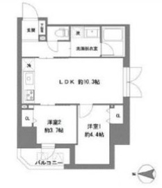 ラ・ヴィータ東上野 202 間取り図