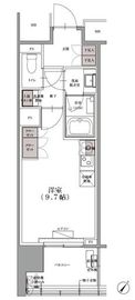 SKナインティ門前仲町 704 間取り図