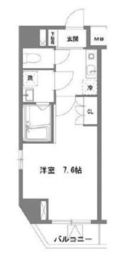 ラ・ヴィータ新御徒町 401 間取り図