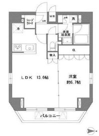 ラ・ヴィータ新御徒町 901 間取り図