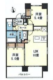 ガーラプレイス新宿御苑 1406 間取り図