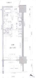 パークリュクス東麻布mono 5階 間取り図