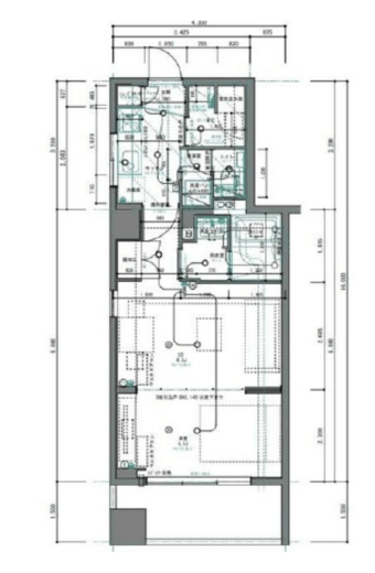 HF八丁堀レジデンス2 502 間取り図