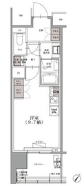 SKナインティ門前仲町 804 間取り図