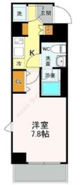 スカイステージ築地 405 間取り図