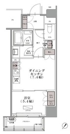 SKナインティ門前仲町 703 間取り図