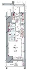 コンシェリア新宿ヒルサイドスクエア 13階 間取り図