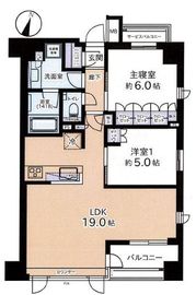 ピアース阿佐ヶ谷 4階 間取り図