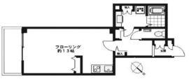 代官山アドレス ザ・タワー 14階 間取り図