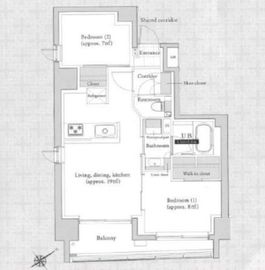 アルティザ東銀座 6階 間取り図