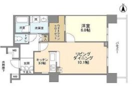 豊洲シエルタワー 10階 間取り図