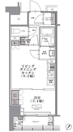 SKナインティ門前仲町 701 間取り図