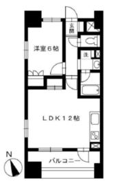 ロータス神楽坂 403 間取り図