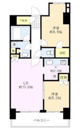 勝どきビュータワー 33階 間取り図