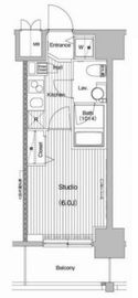 ガーラ・プレシャス品川 7階 間取り図