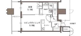 パークコート文京小石川ザ・タワー 24階 間取り図