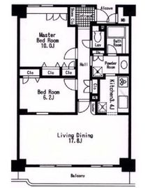 グランハイツ池尻 502 間取り図