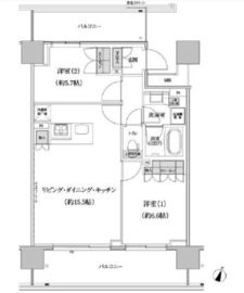 パークハビオ渋谷本町レジデンス 817 間取り図