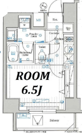 シーフォルム東麻布 7階 間取り図