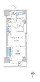 レジディア蒲田プレイス 1402 間取り図