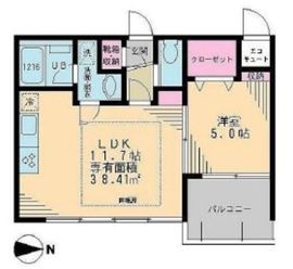 イーストポイント中野 402 間取り図