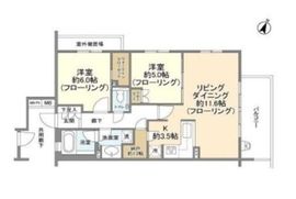 プラウド代々木初台 4階 間取り図