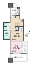 パークハウス笹塚アーバンス 14階 間取り図