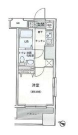 レジディア蒲田 1312 間取り図