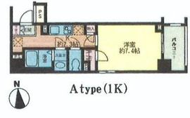 レキシントン・スクエア新宿御苑 601 間取り図